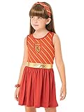 Harry Potter Kleid und Haarschmuck Set, Gryffindor Design, Sommerkleid...