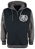 Harry Potter Herren MEHAPOMTD023 Kapuzenpullover, Schwarz/Anthrazit...