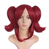 MapofBeauty 40cm/ 16 Zoll Lange Lockige Zopf Damen Zopf Perücke (Wein...