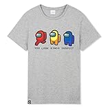 Among Us Tshirt Kinder Jungen, Gamer T-Shirts für Jungen (7-8 Jahre,...