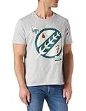 Star Wars Herren Meswclats155 T-Shirt, Grau meliert, XL