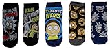 Rick and Morty Damen-Socken, knöchelfrei, 5 Paar, schwarz,...