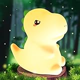 One Fire Dinosaurier Nachtlicht Kinder, LED Nachtlicht Baby, 16 Farben...