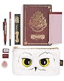 Harry Potter Schreibwaren Set Kids A5 Hogwarts Buch Hedwig Schulbedarf...