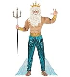 Widmann - Kostüm Poseidon, Gott des Meeres, Griechischer Gott,...