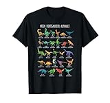 Dinosaurier-Arten Alphabet A-Z Dino ABC T-Rex T-Shirt