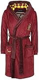 Harry Potter Gryffindor Frauen Bademantel rot S-M 100% Polyester...