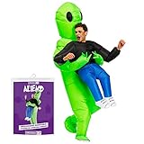 Aufblasbares Kostüm Alien | Ausgefallenes Auflbaskostüm | Premium...