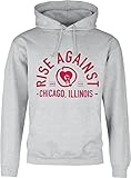 Rise Against Classic Arch Männer Kapuzenpullover grau meliert XXL