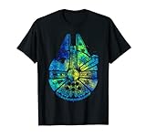 Star Wars Millennium Falke Aquarell Tintenspritzer T-Shirt T-Shirt