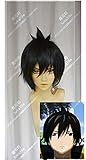 Anime Fairy Tail Zeref Dragneel Cosplay Wigs Short Black Fluffy Heat...