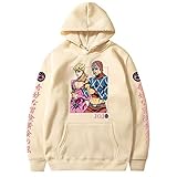 kewing Unisex Anime JoJo's Bizarre Adventure Hoodie Giorno Giovanna...