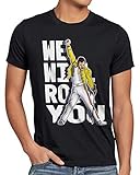 style3 Rock You Herren T-Shirt Freddie live Festival You, Größe:M,...