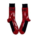 Slipknot Socken Tribal S Band Logo Nue offiziell Herren Rot (UK SIZE...
