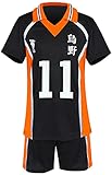 MINIDORA Herren T-shirt und Shorts 烏野 Haikyuu Hinata Shoyo T-shirt...