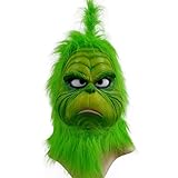 LePyCos Grinch Maske Handschuh Weihnachten Halloween Latex Deluxe...