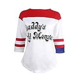 Udekit Daddy's Lil Monster Raglan Elastisches T-Shirt für Frauen...