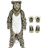 K99 AFFE Gorilla Tier Kostüm Unisex Erwachsene Mund Mover Wolf Masken...