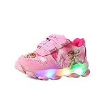 IRON JF Kinder Leuchtschuhe mädchen,Kinder led Schuhe,ELSA...