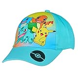 Pokemon Baseball Cap, Kappe Schirmmütze für Kinder Jungen Cappy mit...