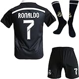 BlackAzat Madrid Heim Ronaldo #7 Retro Black Dragon Limitierte...