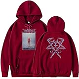 OUHZNUX Herren Kapuzenpullover Pain Remains Print Hoodie Mit Taschen...