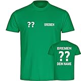 VIMAVERTRIEB® Kinder T-Shirt Bremen - Trikot mit Deinem Namen und...