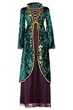 Wolyzz Damen Hocus Pocus Kostüm Winifred Sanderson Cosplay Kleid...