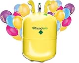 Ballongas Helium Für bis zu 50 Luftballons/XXL Einweg Heliumbehälter...