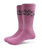 Yungblud Socken Weird! Logo Nue offiziell Herren Rosa Ankle (UK SIZE...