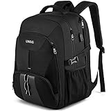 Extra Groß Rucksack Herren 50L Wasserdicht 17 Zoll Laptoptasche...