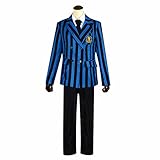 qingfeitai Addams Familien-Kostüm für Kinder, Erwachsene, Halloween,...