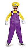 Disguise 98815K Deluxe Wario Mario Kostüm Kinder Halloween, M