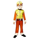 Amscan - Kinderkostüm Rubble aus Paw Patrol, Overall, Maske, Serie,...
