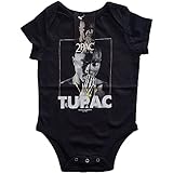 Tupac Kids Baby Grow: Praying - 12 - 18 Months - Black
