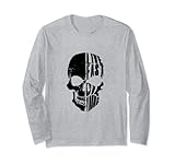 Schwarzer Schädel, Live Fast Die Young T-Shirt Spruch Hoodie...