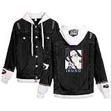 YZJYB 3D Gedruckter Darling in The FRANXX Jeansjacke Gefälschte...