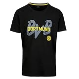 Borussia Dortmund Herren T-Shirt BVB-Kollektion T-Shirt, schwarz, M