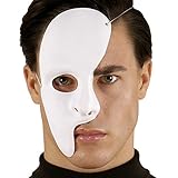 Widmann 23375 - Deluxe Halbmaske Phantom, Gespenster, Halloween,...