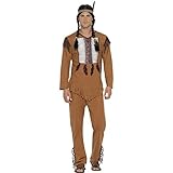 Smiffys Western Herren Kostüm Indianer Karneval Fasching Gr.M
