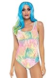 LEG AVENUE Damen Pastel Tie dye Teddy Erwachsenenkostüme, Multicolor,...