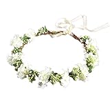 OULII Damen Blumenstirnband Blumenkrone Blumenkranz für Muttertag...