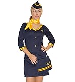 Maylynn 14142 - Kostüm Stewardess Flugbegleiterin mit Tasche B-WARE,...