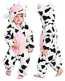 MICHLEY Baby Spielanzug Schlafanzug Flanell Frühling Strampler Pyjama...