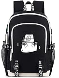 Roffatide Anime Naruto Uchiha Itachi Leuchtender Laptop-Rucksack mit...