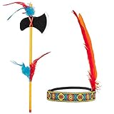 Boland 44093 - Indianer Set, Stirnband und Axt, Länge 35 cm,...