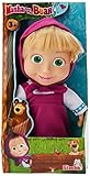 Simba 109306372 - Mascha und der Bär Weichpuppe Standard, 23cm, mit...