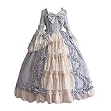 Sonojie Retro-gotisches Palastkleid, Damen High-End Court Rokoko...