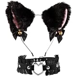 Makone Katzenohren Haarreif Cat Ears Haarschmuck Neko Cosplay, Fuchs...