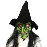 HanOBC Halloween Hexen Masken für Erwachsene Gruselige alte Frau...